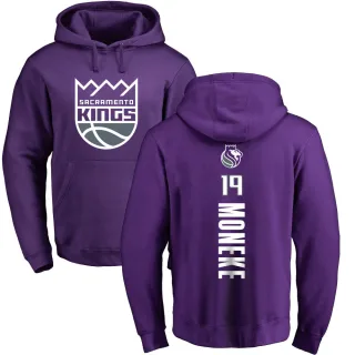 Men's Sacramento Kings Chima Moneke Purple Branded Backer Pullover Hoodie